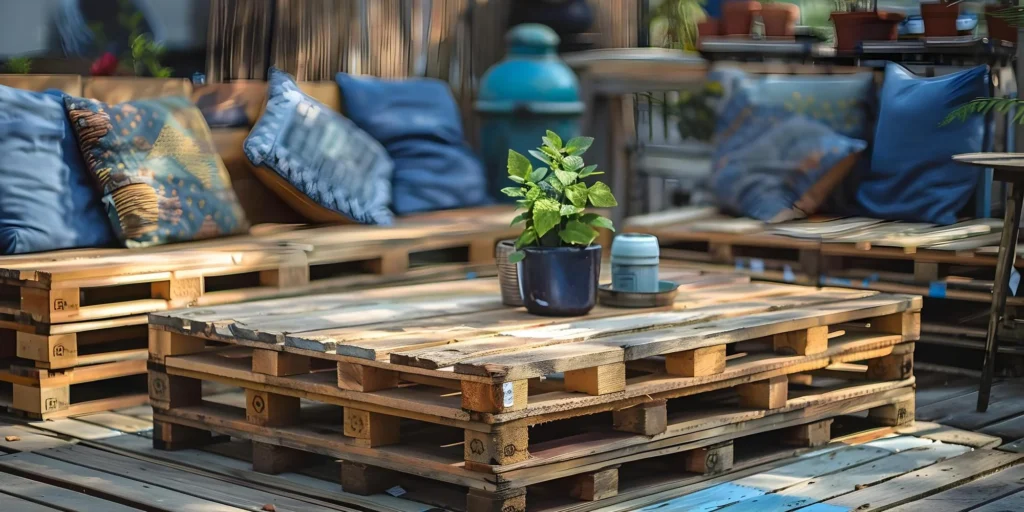 Reciclaje y upcycling en pallets de madera