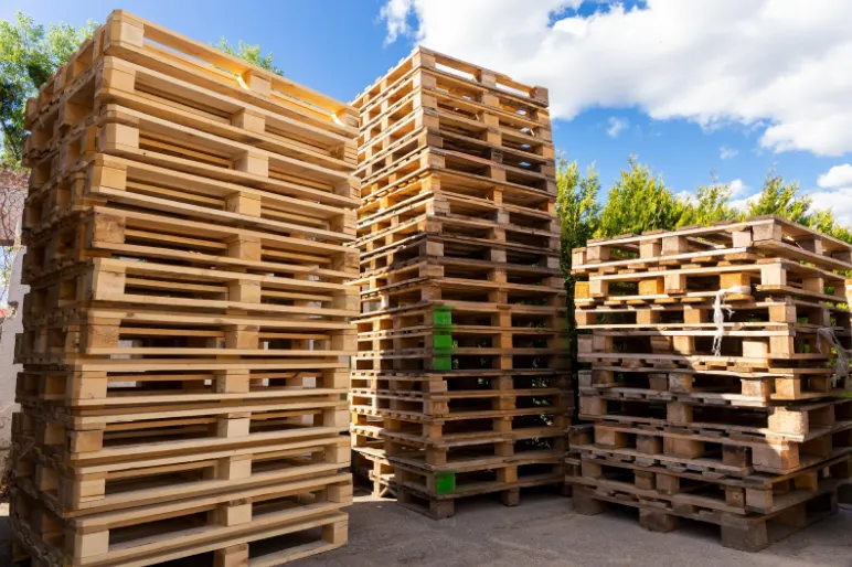 Reutilización de pallets