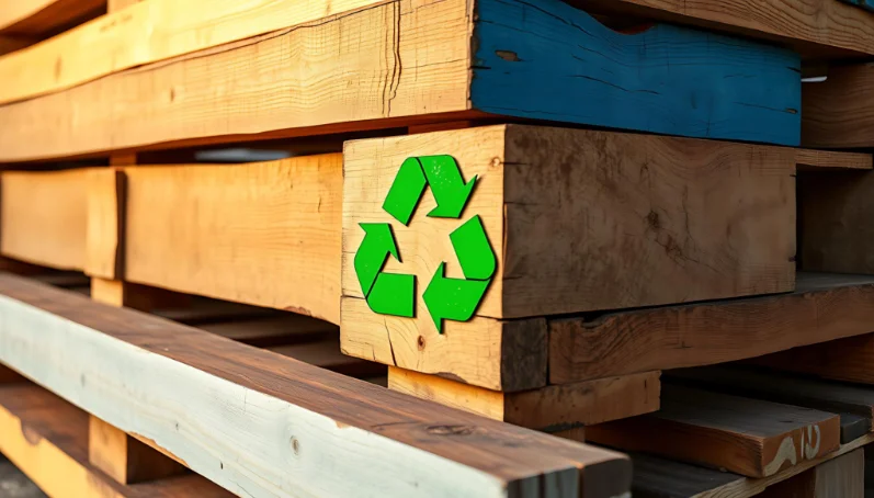 Economía circular en pallets de madera